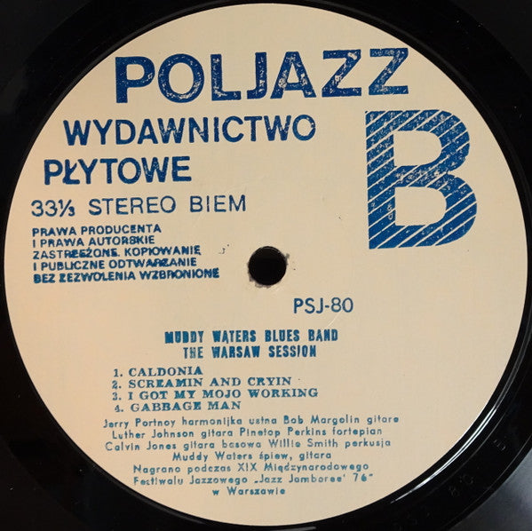 Muddy Waters Blues Band : The Warsaw Session 2 (LP, Album)