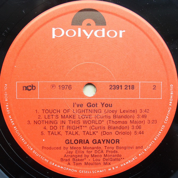 Gloria Gaynor : I've Got You (LP, Album)