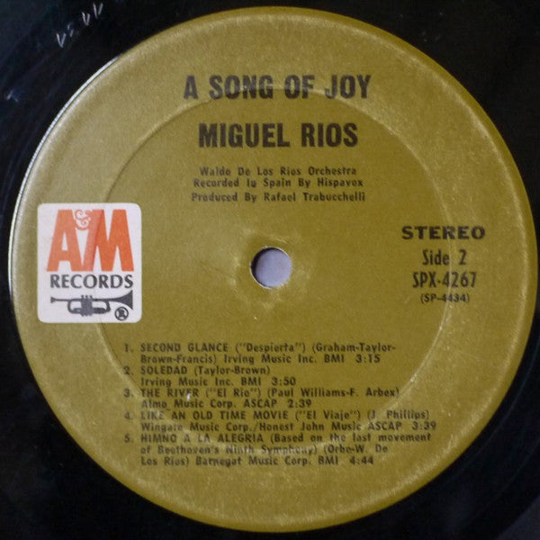 Miguel Ríos : A Song Of Joy (LP, Comp)