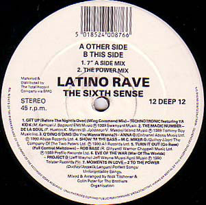 Latino Rave : The Sixth Sense (12")