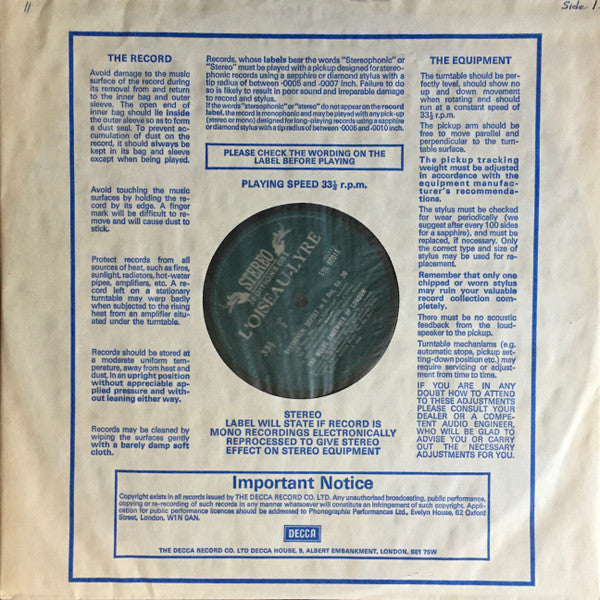 Ludwig van Beethoven, Melos Ensemble Of London : Septet In E Flat Op. 20 (LP, Album, RE)