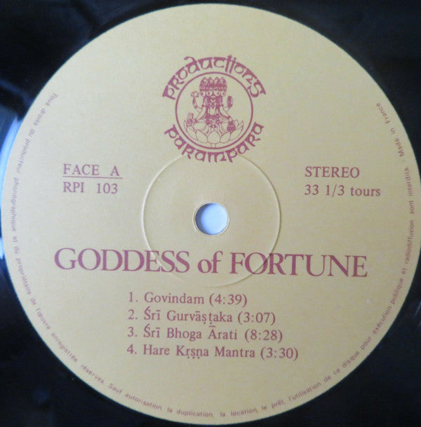 Goddess Of Fortune : Goddess Of Fortune (LP, Album)