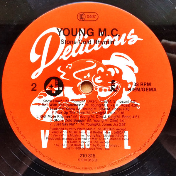 Young MC : Stone Cold Rhymin' (LP, Album)