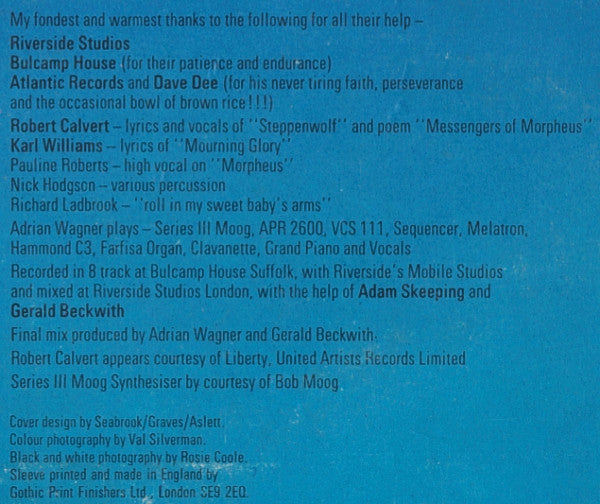 Adrian Wagner (2) : Distances Between Us (LP, Album)