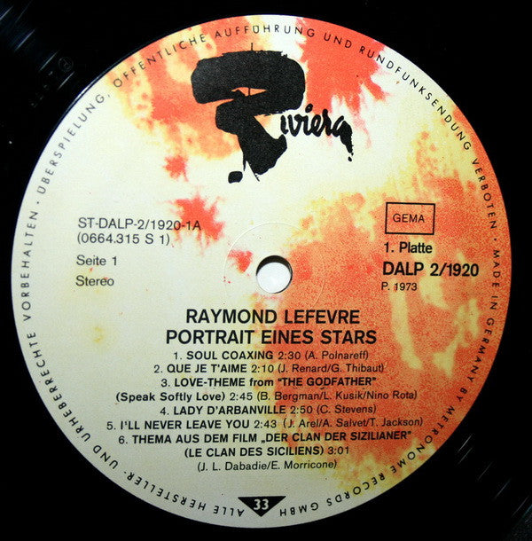 Raymond Lefèvre : Portrait Eines Stars (2xLP, Comp)