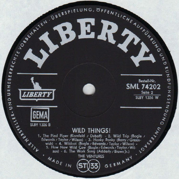 The Ventures : Wild Things! (LP, Album)