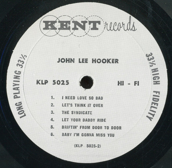 John Lee Hooker : Original Folk Blues (LP, Comp)