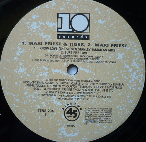Maxi Priest : Close To You (Remixes) (12", Single)