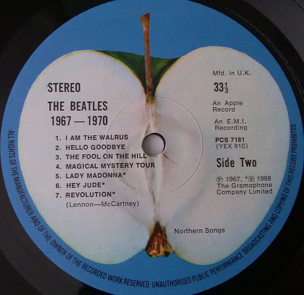 The Beatles : 1967-1970 (2xLP, Comp)