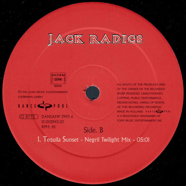 Jack Radics : I Can't Keep My Hands Off You (12", Promo)