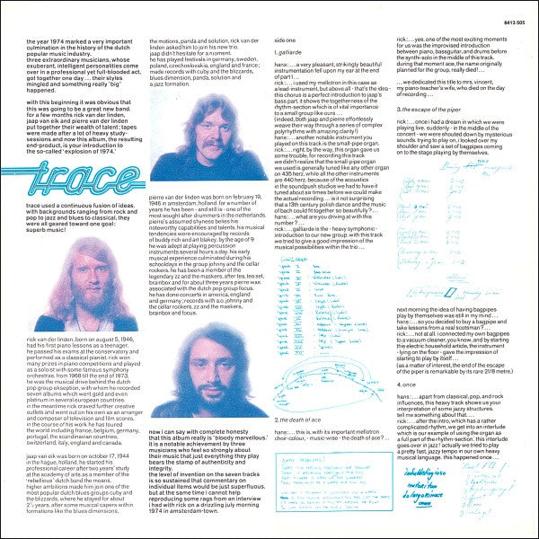 Trace (6) : Trace (LP, Album)