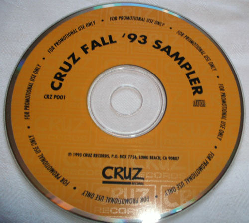 Various : Cruz Records Fall '93 Sampler (CD, Promo, Smplr)