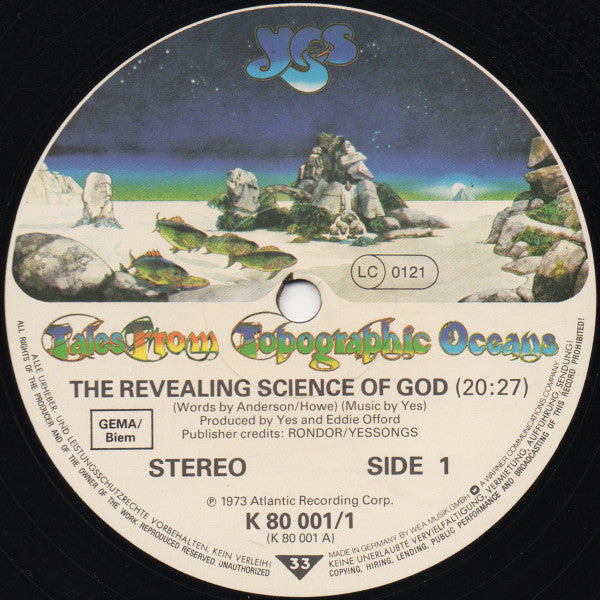 Yes : Tales From Topographic Oceans (2xLP, Album, RE)