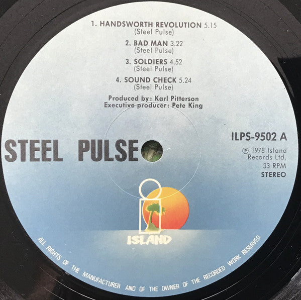 Steel Pulse : Handsworth Revolution (LP, Album, Gat)