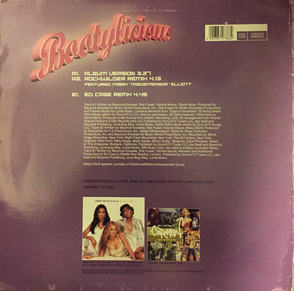 Destiny's Child : Bootylicious (12")