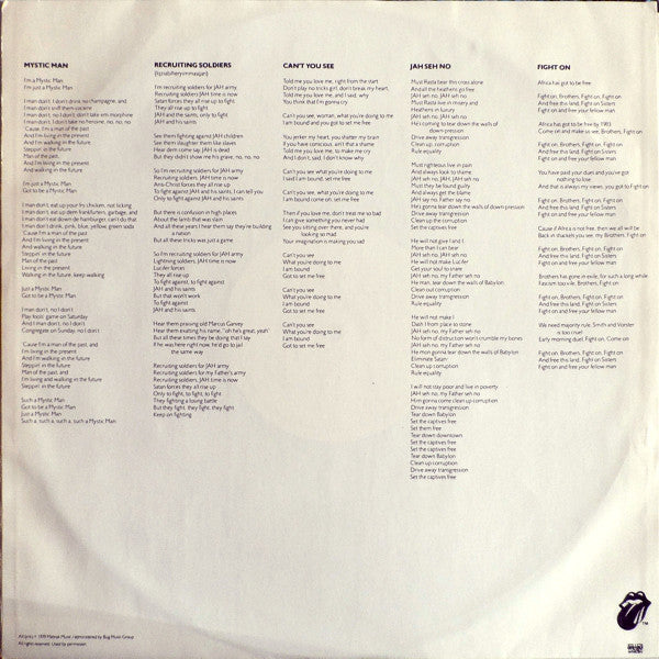 Peter Tosh : Mystic Man (LP, Album)