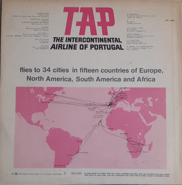 Various : TAP - The Intercontinental Airline Of Portugal (LP, Comp)