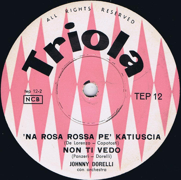 Johnny Dorelli : Come Prima (7", EP)