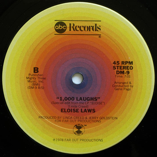 Eloise Laws : Number One (12")