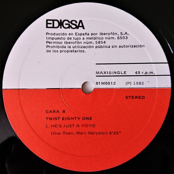 Eighty One : Twist Eighty One (12", Maxi)