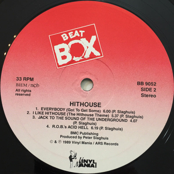 Hithouse : Hithouse (LP, Album)