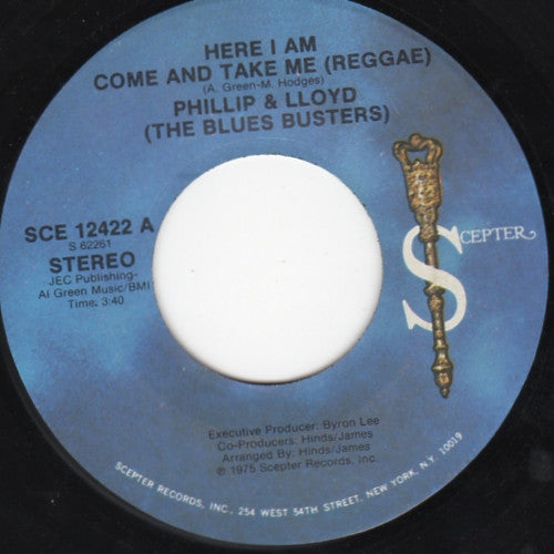 The Blues Busters : Here I Am Come And Take Me (Reggae) / I Shot The Sheriff (Reggae) (7", Single)