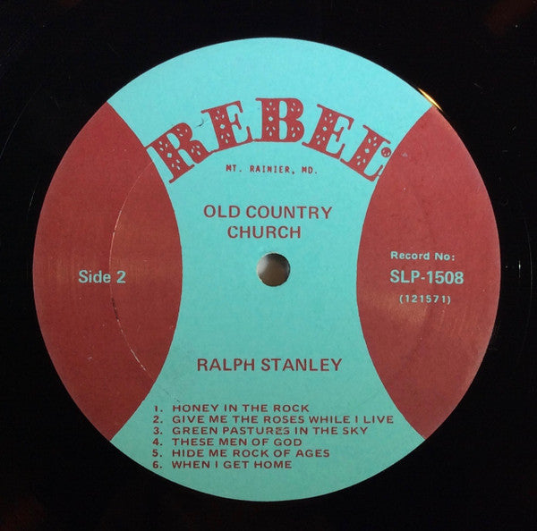 Ralph Stanley : Old Country Church (LP, Album, RP, Mar)