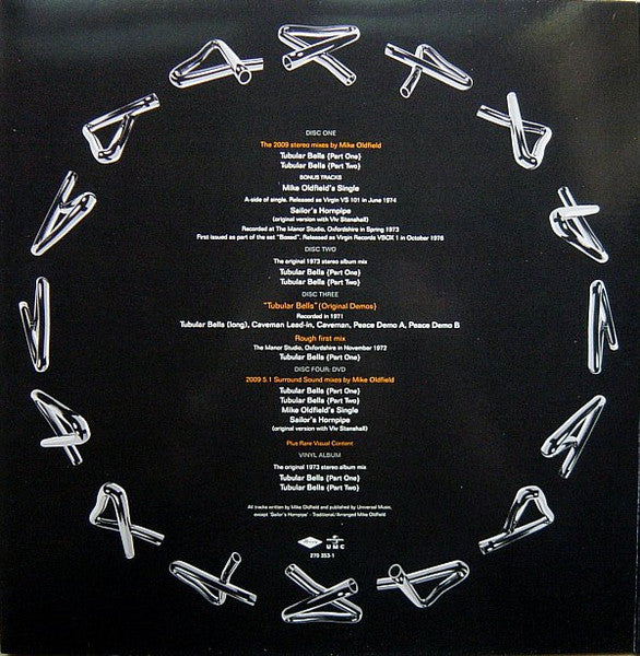 Mike Oldfield : Tubular Bells (Box, Dlx, RE, Har + 3xCD, Album + DVD-V, Album, Mu)