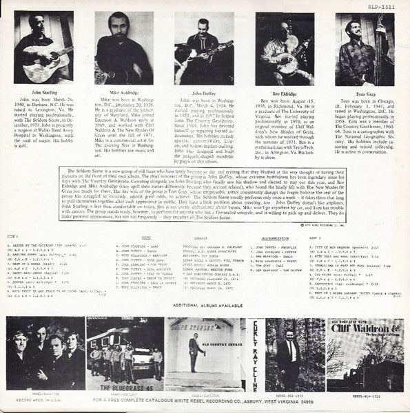 The Seldom Scene : Act 1 (LP, Album)