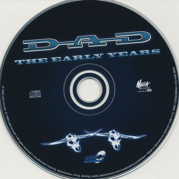 D-A-D : The Early Years (CD, Toc + CD, Enh + Comp, Dig)