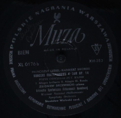 Karol Lipiński / Franciszek Lessel, Kazimierz Sikorski : Violin Concerto "Concerto Militaire" Op. 21 / Piano Concerto In C Major Op. 14 (LP, Mono)