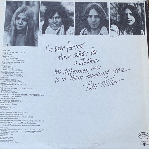 Patti Miller : Patti Miller (LP, Album)