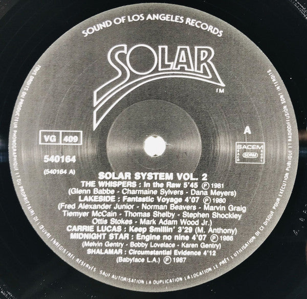 Various : The Solar System Vol. 2 (LP, Comp + 12", Maxi)