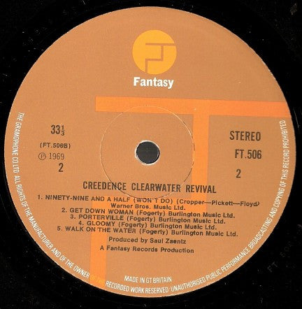 Creedence Clearwater Revival : Creedence Clearwater Revival (LP, Album, RE)