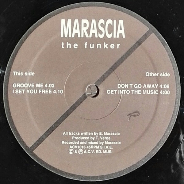 Marascia : The Funker (12")