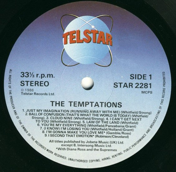 The Temptations : Greatest Hits (LP, Comp)