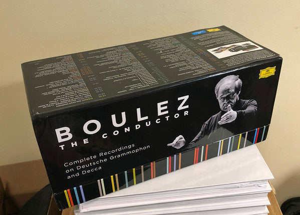 Pierre Boulez : The Conductor: Complete Recordings On Deutsche Grammophon And Decca (84xCD, Comp + 4xBlu-ray + Box)
