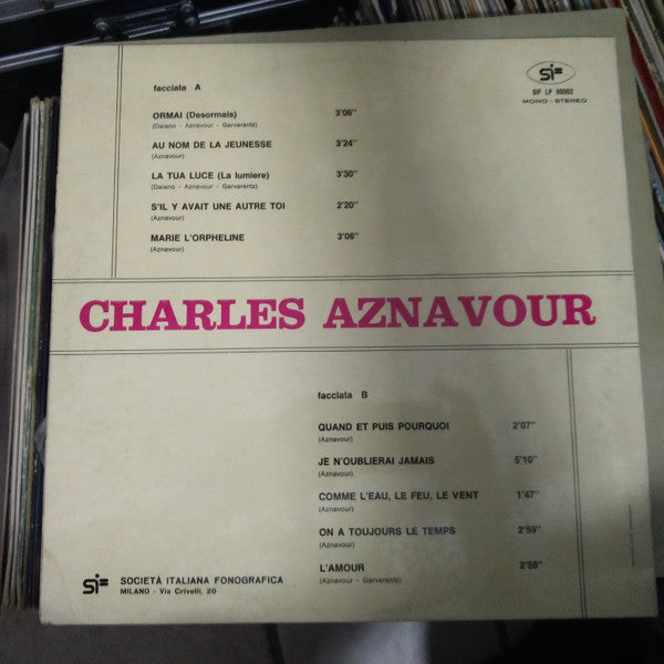 Charles Aznavour : Charles Aznavour (LP, Comp)