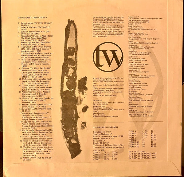 Trespassers W : Kinder e.p. (10")