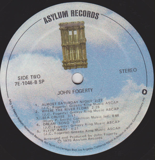 John Fogerty : John Fogerty (LP, Album, SP )