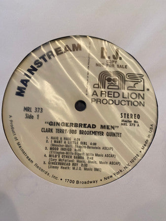 Clark Terry / Bob Brookmeyer Quintet : Gingerbread Men (LP, Promo)