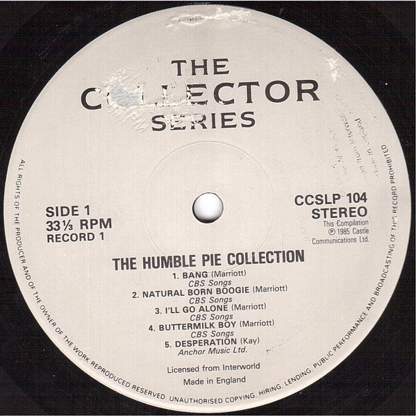 Humble Pie : The Humble Pie Collection (2xLP, Comp)