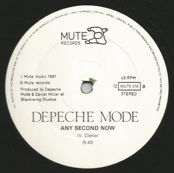 Depeche Mode : Just Can't Get Enough (Schizo Mix) (12", Single)