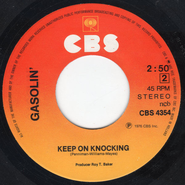 Gasolin' : Hva' Gør Vi Nu, Lille Du? (7", Single)