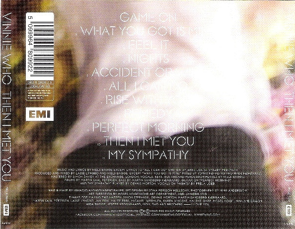 Vinnie Who : Then I Met You (CD, Album)
