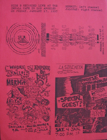 Hermit (2) / Jalopaz : Hermit / The Horror Known As (Ja-Lo-Paz) (LP)