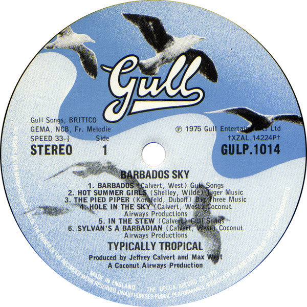Typically Tropical : Barbados Sky (LP, Album)