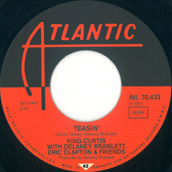 King Curtis & Eric Clapton : Teasin' / Soulin' (7", Single)