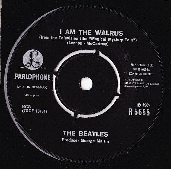 The Beatles : Hello, Goodbye (7", Single, Pus)