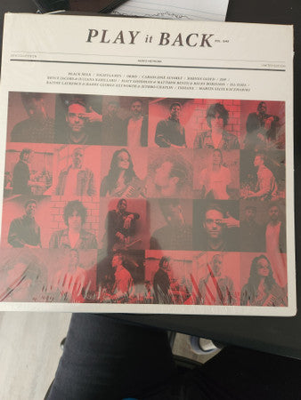 Various : Play it back vol. One (LP, Comp)